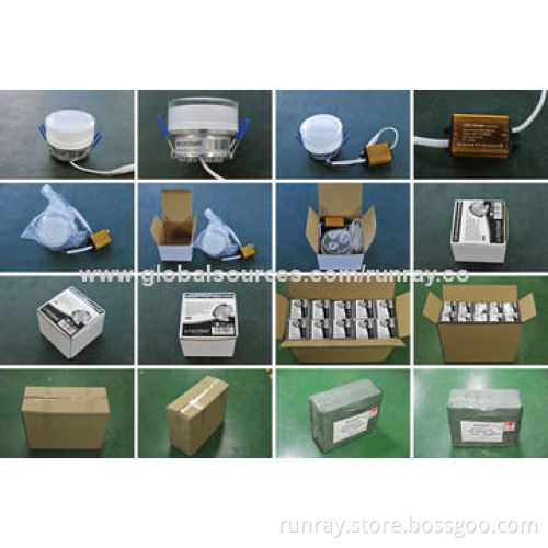 5W Crystal LED Downlight, Bridgelux Chip, 85-265V AC or 12-24V DC, 3 Years Warranty